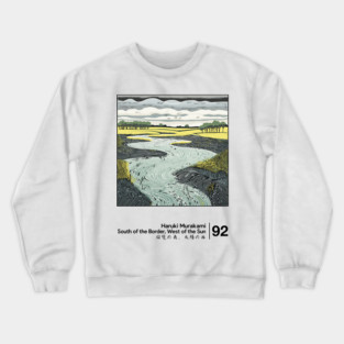 Haruki Murakami / Minimalist Style Graphic Artwork Crewneck Sweatshirt