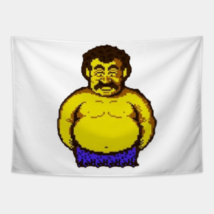 Chief Coralcola from StarTropics Tapestry