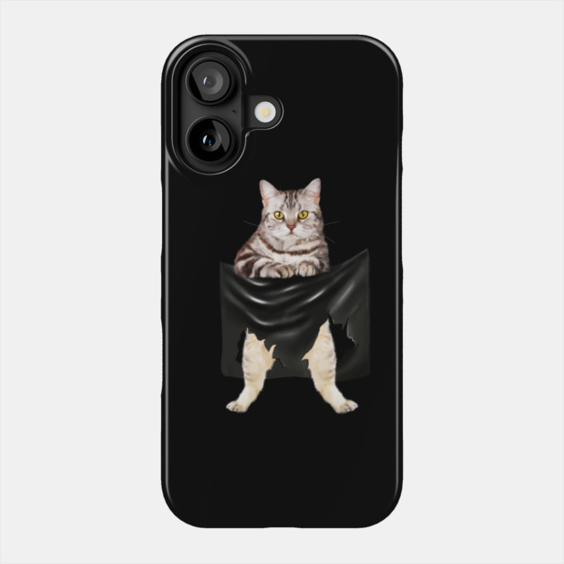 American Shorthair Cat, Love Shorthair Phone Case by logiamerch