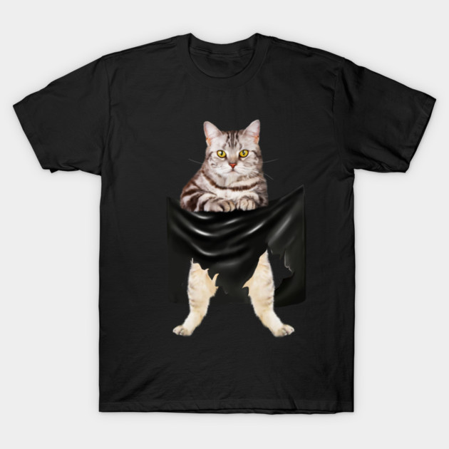 American Shorthair Cat, Love Shorthair T-Shirt by logiamerch