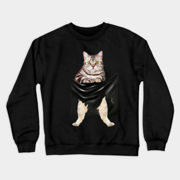 American Shorthair Cat, Love Shorthair Crewneck Sweatshirt by logiamerch