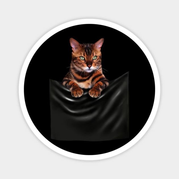 Bengal Cat, Love Bengal Cats Magnet by logiamerch