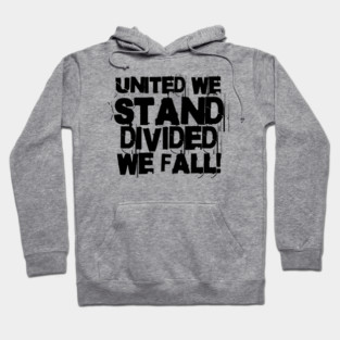 United we stand divided we fall! Hoodie