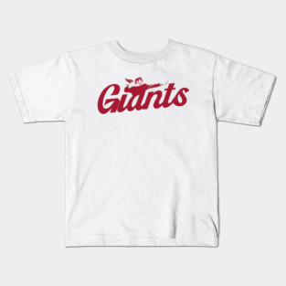 Giants Football Retro v2 Kids T-Shirt