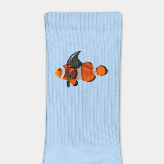 Clownfish, Shark Motivational, Funny Ocean Animal by logiamerch