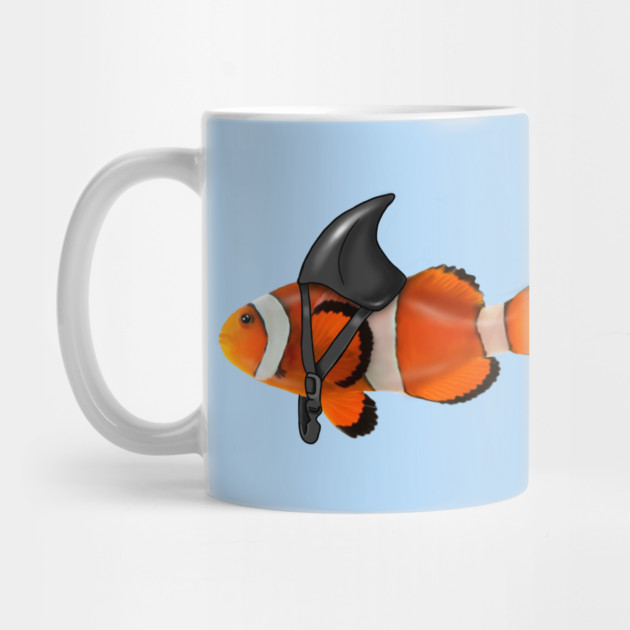 Clownfish, Shark Motivational, Funny Ocean Animal by logiamerch