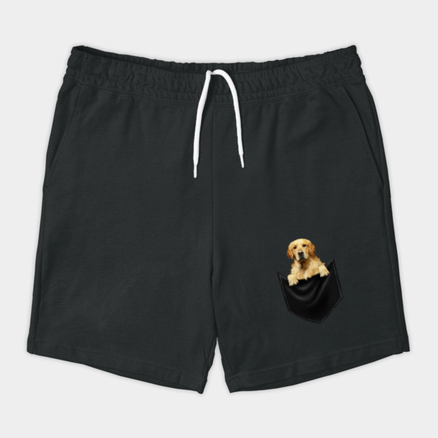 Golden Retriever Dog inside Pocket, Dog Lover by logiamerch
