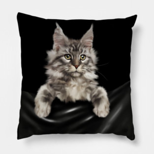 Main Coon Cat, Main Coon inside Pocket Pillow