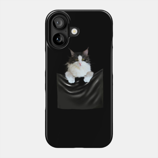 Ragamuffin Cat, Funny Cat Inside Pocket Phone Case by logiamerch