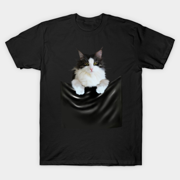 Ragamuffin Cat, Funny Cat Inside Pocket T-Shirt by logiamerch