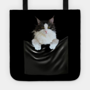 Ragamuffin Cat, Funny Cat Inside Pocket Tote
