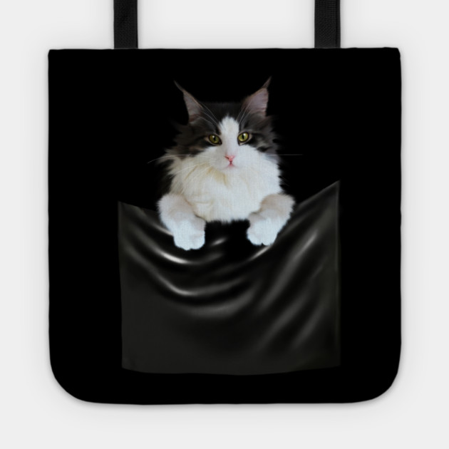 Ragamuffin Cat, Funny Cat Inside Pocket Tote by logiamerch