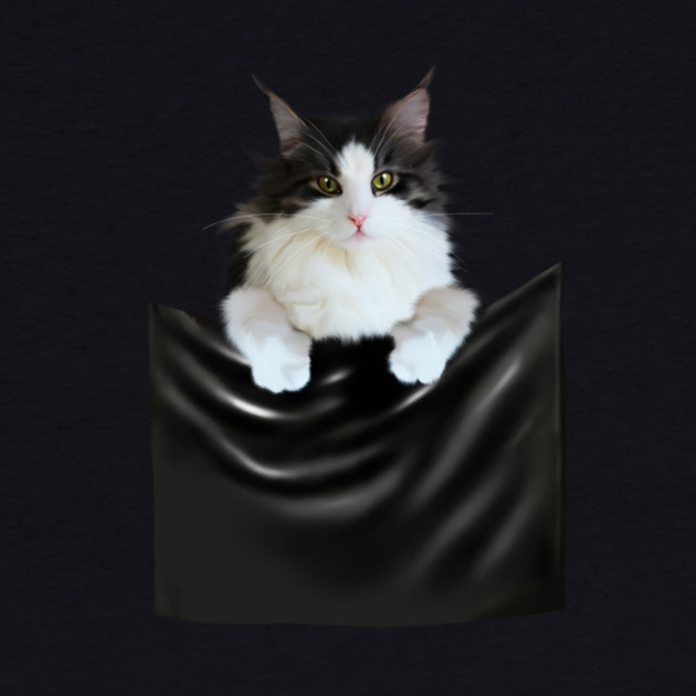 Ragamuffin Cat, Funny Cat Inside Pocket by logiamerch