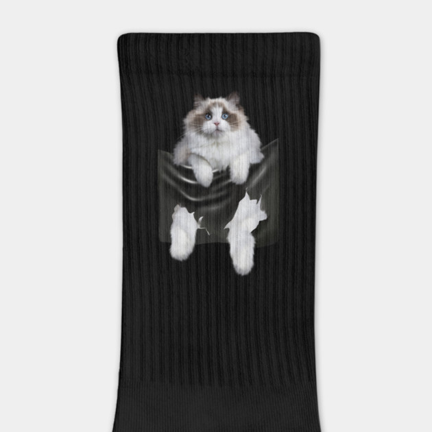 Ragdoll Cat Indside Pocket, Ragdoll Cats, Cat Lover by logiamerch