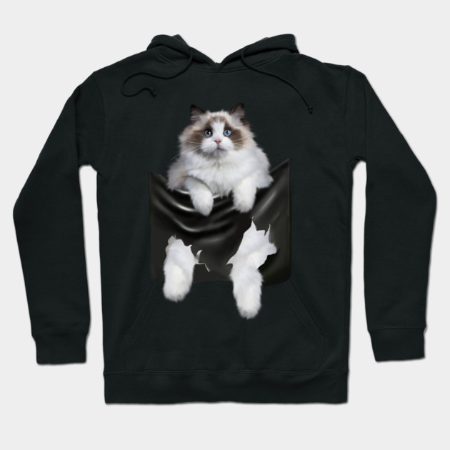 Ragdoll Cat Indside Pocket, Ragdoll Cats, Cat Lover Hoodie by logiamerch