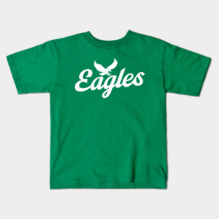 Eagles Football Retro v2 Kids T-Shirt