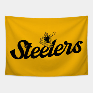 Steelers Football Retro Tapestry