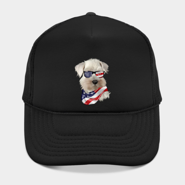 West Highland White Terrier Dog, USA Flag, American Dog by logiamerch