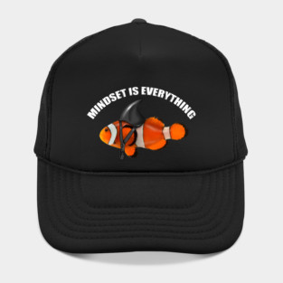 Mindset Motivational quote Cute Goldfish Shar Hat