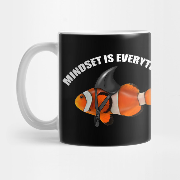 Mindset Motivational quote Cute Goldfish Shar by logiamerch