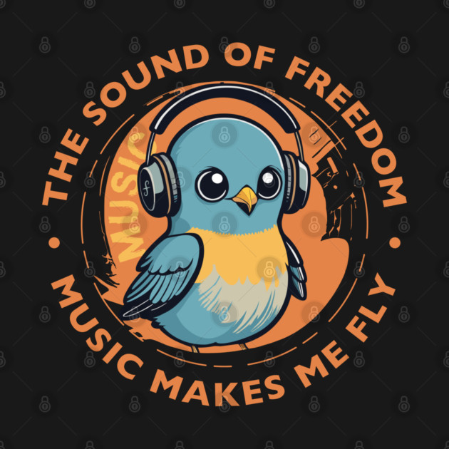 Music Makes Me Fly. Baby Bird by filiposwear