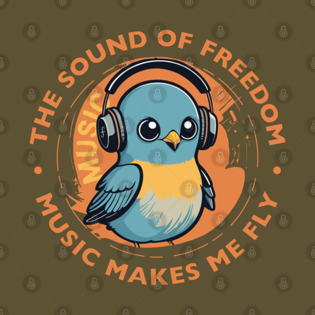 Music Makes Me Fly. Baby Bird by filiposwear