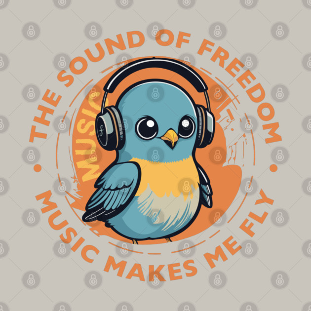 Music Makes Me Fly. Baby Bird by filiposwear