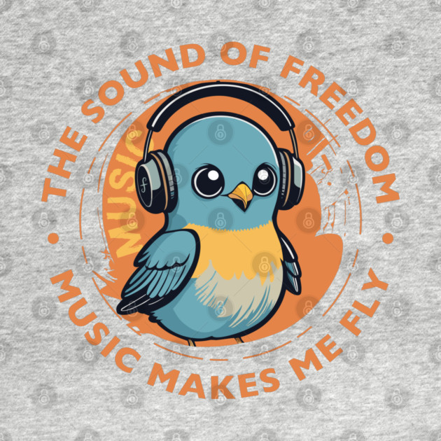 Music Makes Me Fly. Baby Bird by filiposwear