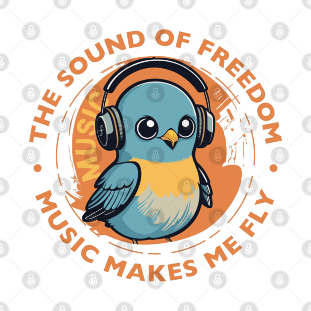 Music Makes Me Fly. Baby Bird by filiposwear