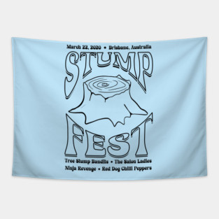 Stumpfest concert shirt - Light Colors Tapestry