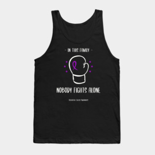 In This Family Nobody Fights Alone. Ulcerative Colitis Awareness Tank Top