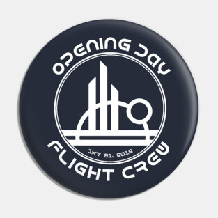 Opening Day, White - Front Only Pin