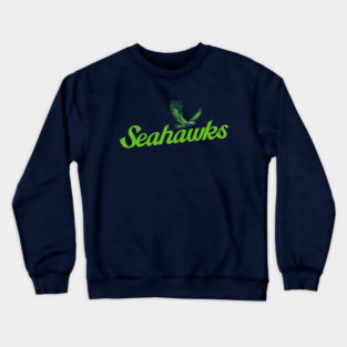 Seahawks Football Retro v2 Crewneck Sweatshirt