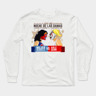 Lucha Libre - Ladies Night Long Sleeve T-Shirt