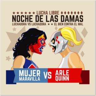 Lucha Libre - Ladies Night Posters and Art
