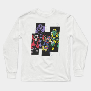 Super Heroes Design Long Sleeve T-Shirt