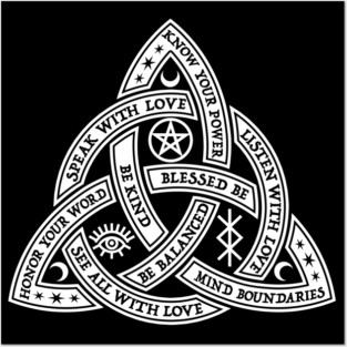 Good Witch Blessed Be Posters and Art