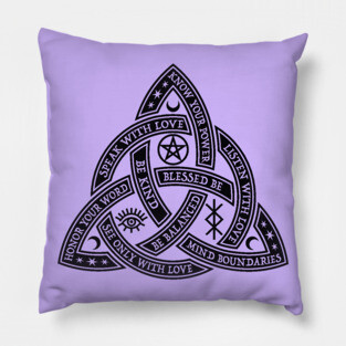 Good Witch Trinity Knot Pillow