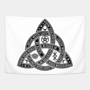 Good Witch Trinity Knot Tapestry