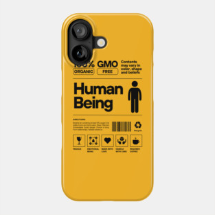 100% Human Being Phone Case