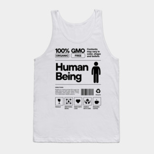 100% Human Being Tank Top
