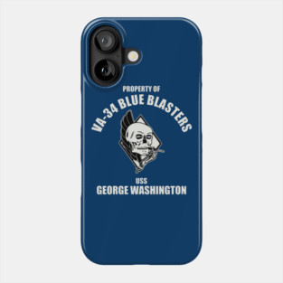 VA-34 Blue Blasters - USS George Washington Phone Case