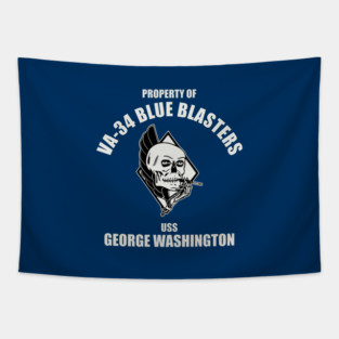 VA-34 Blue Blasters - USS George Washington Tapestry