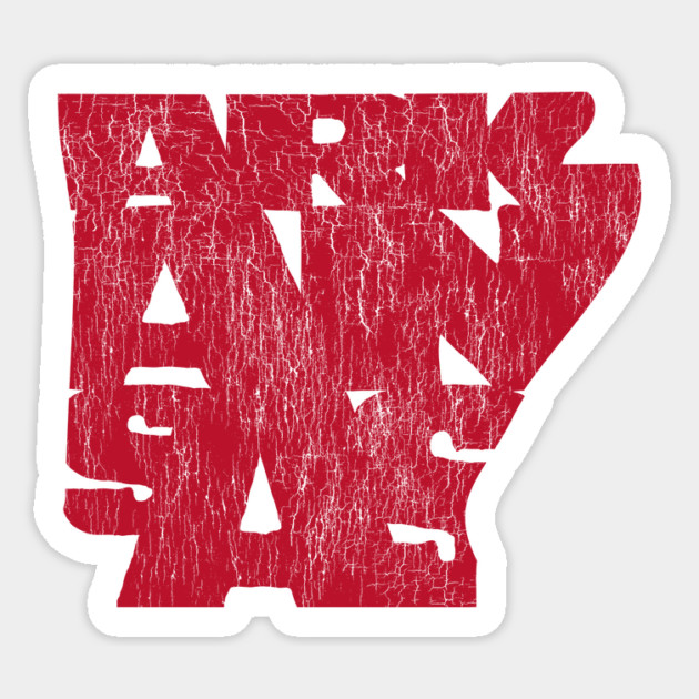Arkansas Text Sticker by rt-shirts