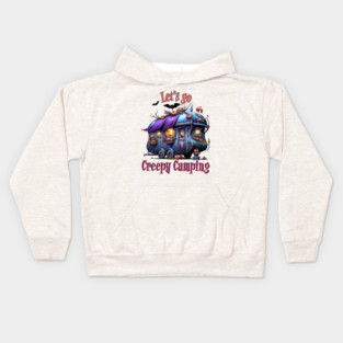 Let's Go Creepy Camping Kids Hoodie