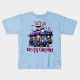 Let's Go Creepy Camping Kids T-Shirt