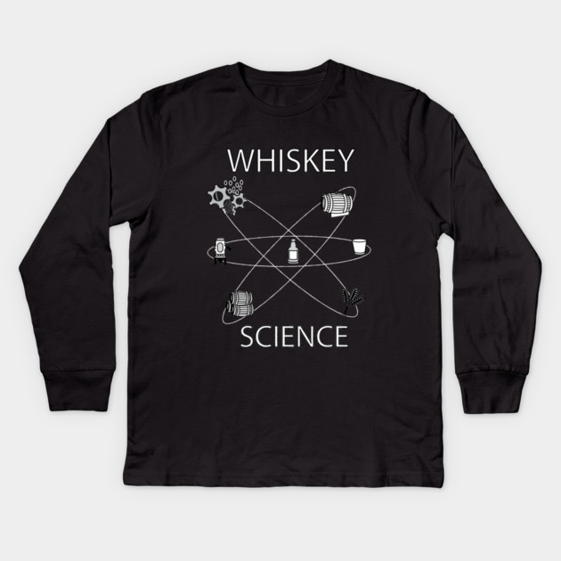 Whiskey Science Kids Long Sleeve T-Shirt by DickinsonDesign