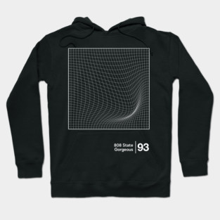 808 State / Minimalist Graphic Artwork Design Hoodie