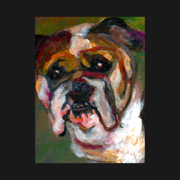 Adorable Dog Art - A Must-Have for Dog Lovers! Bulldog Portrait by DonWillisJrArt