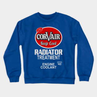 Funny Corvair Radiator Artwork Crewneck Sweatshirt